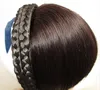 100% Human Hair Bangs crown with braid hair hoop Side Swept/double drawn Hair Extensions in hot sale