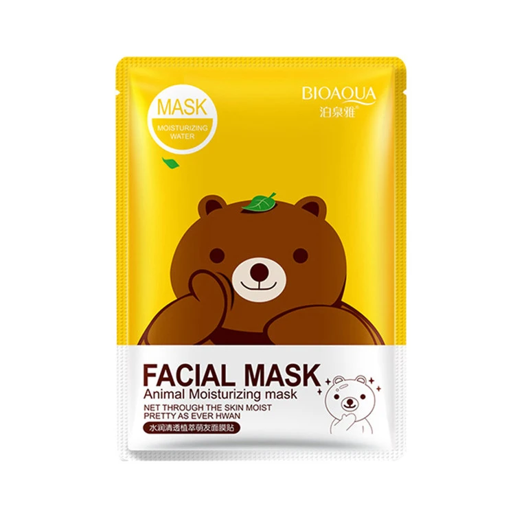 

OEM/ODM BIOAQUA Animal Bear Hydrating Face Mask For Face Care