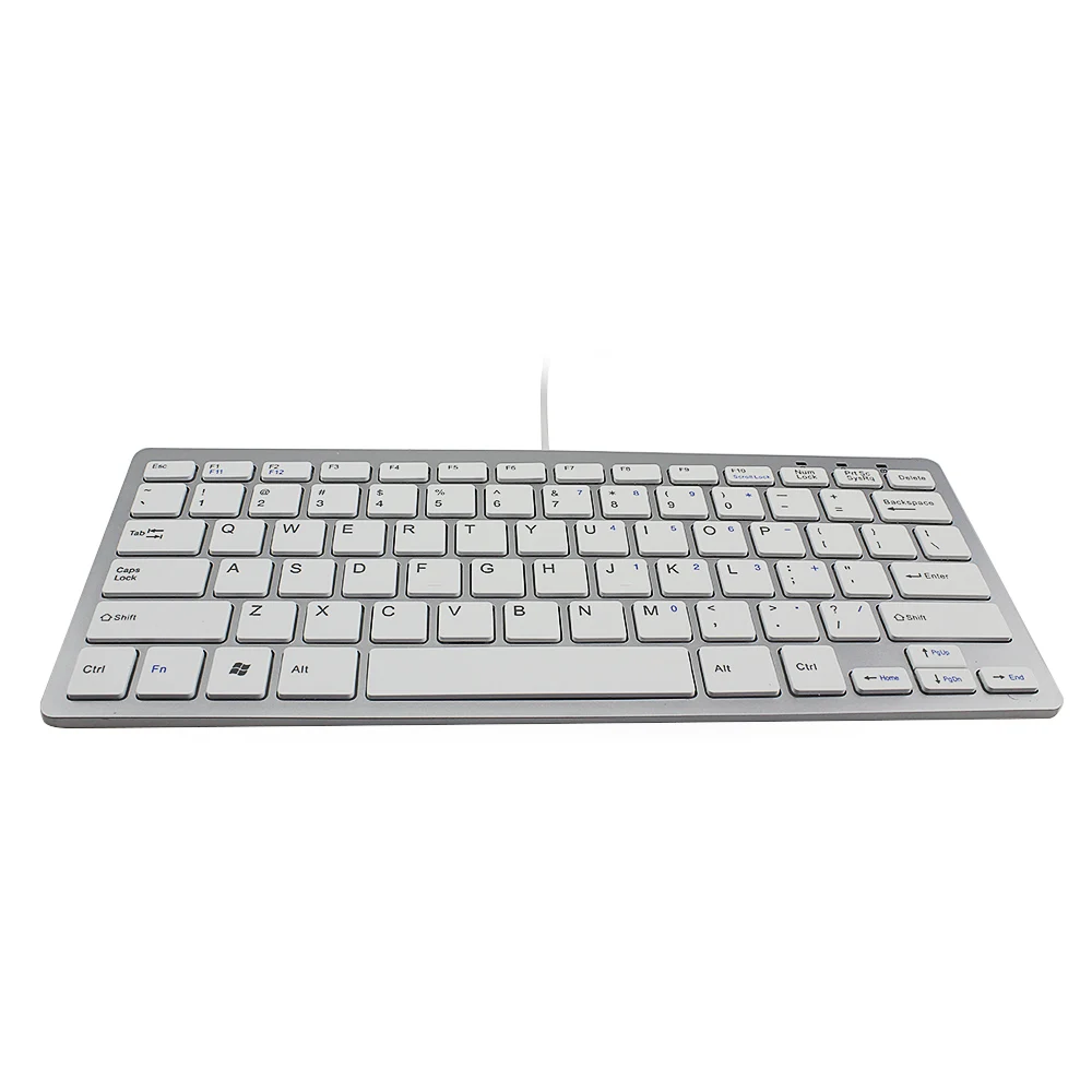 

The Latest Wired Mini Keyboard Surface Specification Key Board Computer Keyboard X Structure Laptop Keyboard, White