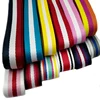 Logo custom elastic nylon belt ponytail coloured elastic ribbon bow for garment hat bands