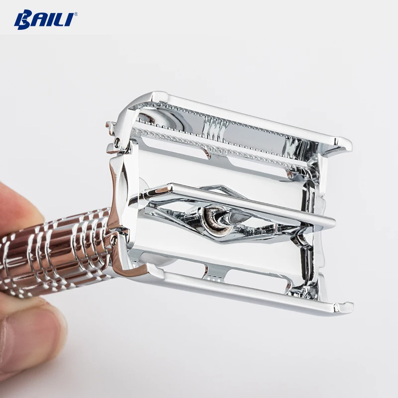 

BT179 Twist open shaver for mens safety razor with travel shaving box