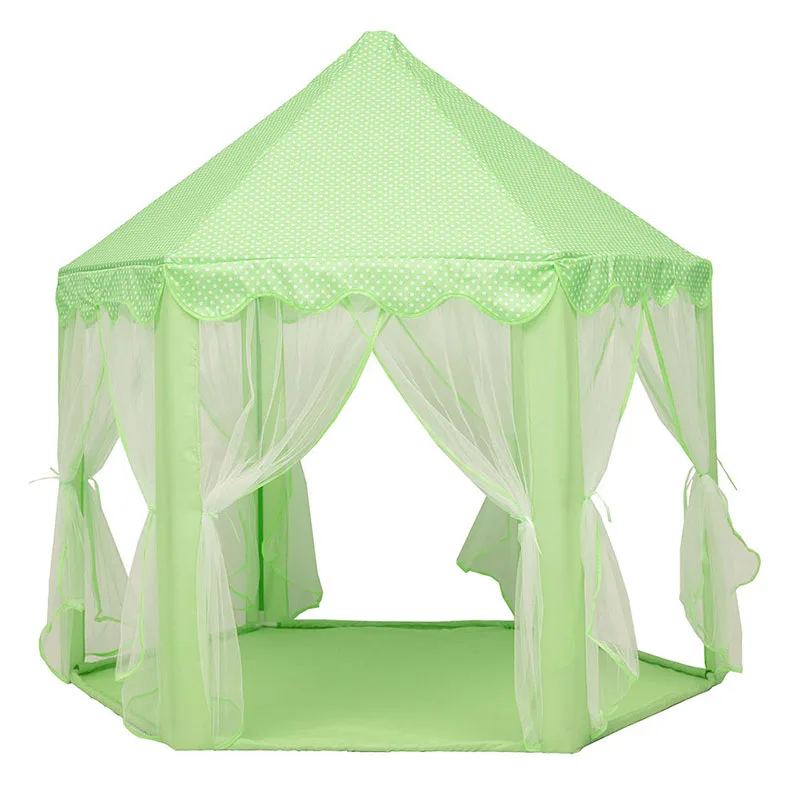 Children Princess Castle Tents Portable Indoor Outdoor Teepee Tent For