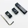 TM-016 3PC SPARK PLUG WIRES BILLET WIRE SEPARATORS DIVIDERS BLACK KIT