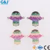 Guojie brand wholesale pendant necklace new arrive custom micro pave setting pendant