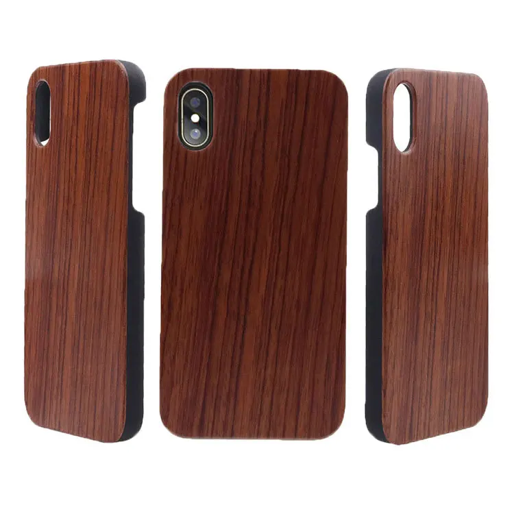 

High Quality Slim PC Wood Phone Cases For Apple iPhone 6 6S 7 8 X XR Xs Max