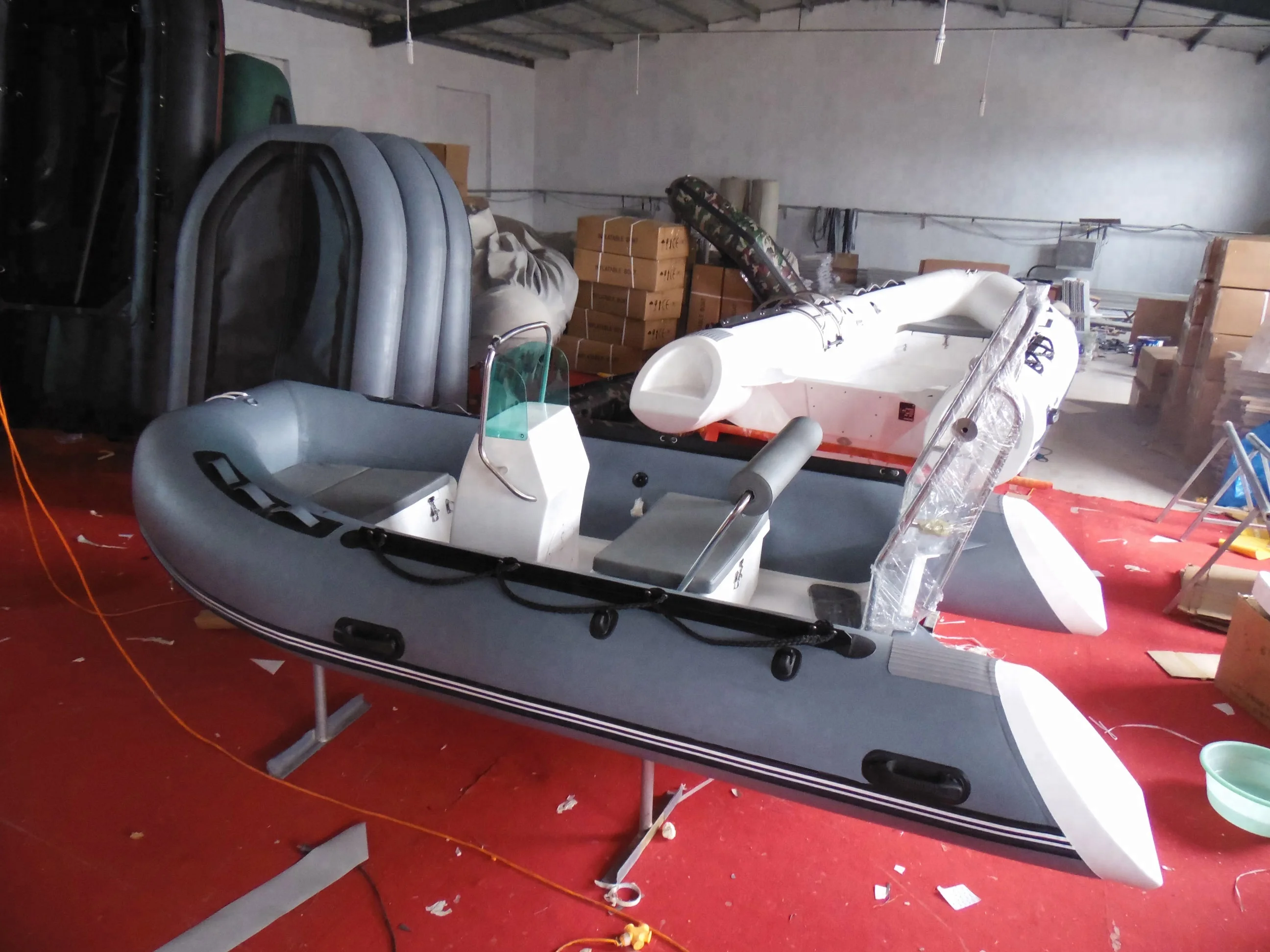 High Quality Factory Fibreglass Pvc Rib Boat 360 Inflatable Boat For ...