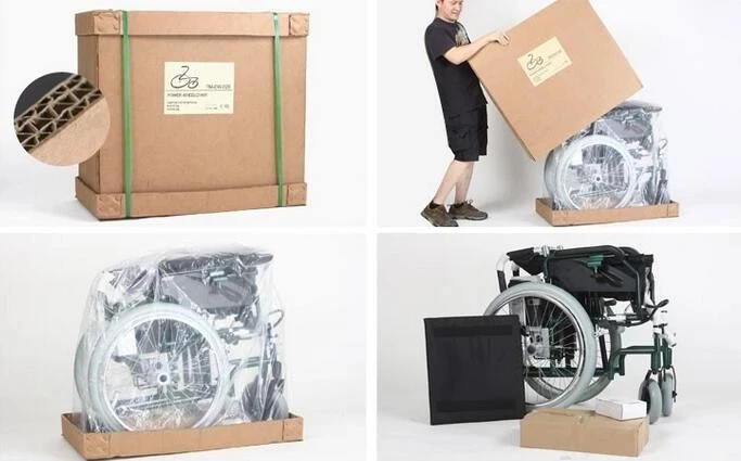 folding power wheelchair
