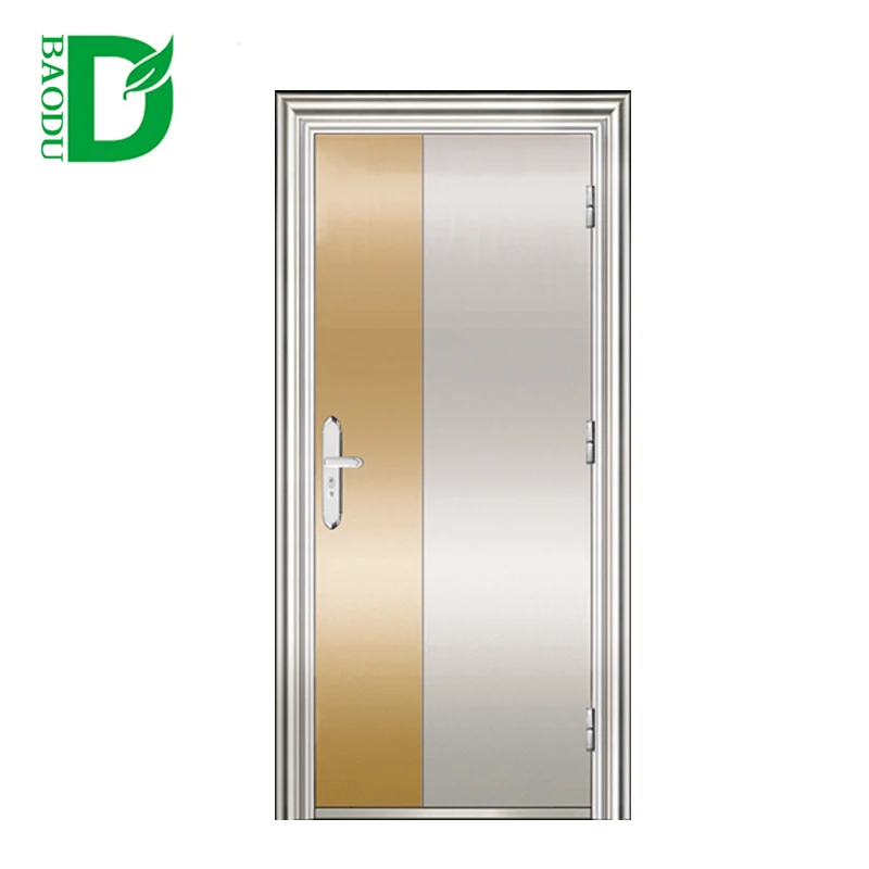 Stainless Steel Storm Security design Doors Exterior Double Door