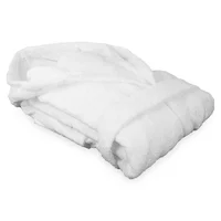 

Luxury Hotel & Spa 100% Turkish Cotton White Terry Cloth Women/Men Bathrobe