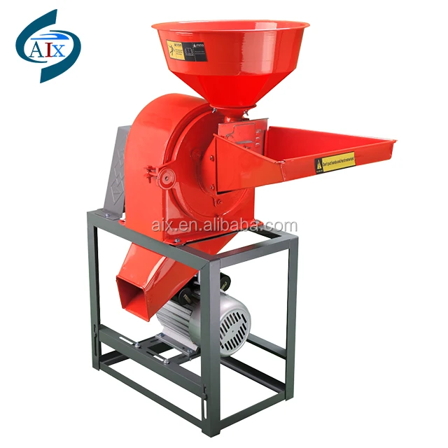 Small Grain Herbs Cereals Grinding Machine / Maize Grinder And Miller ...