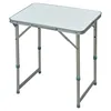 Lightweight White Easy Clean Aluminum Folding Camping Table