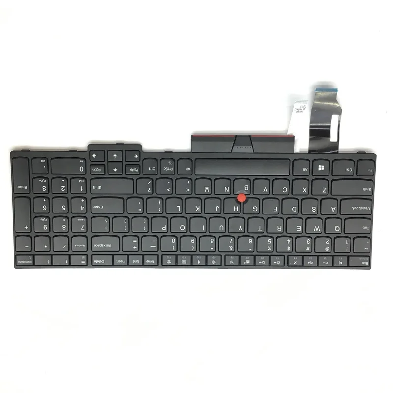 

New English notebook Keyboard For Lenovo Thinkpad E580 L580 P52 P72 E590 US keyboard laptop computer black 01YP560