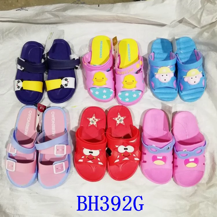 
stock lot shoes kids slide slippers child sandal 