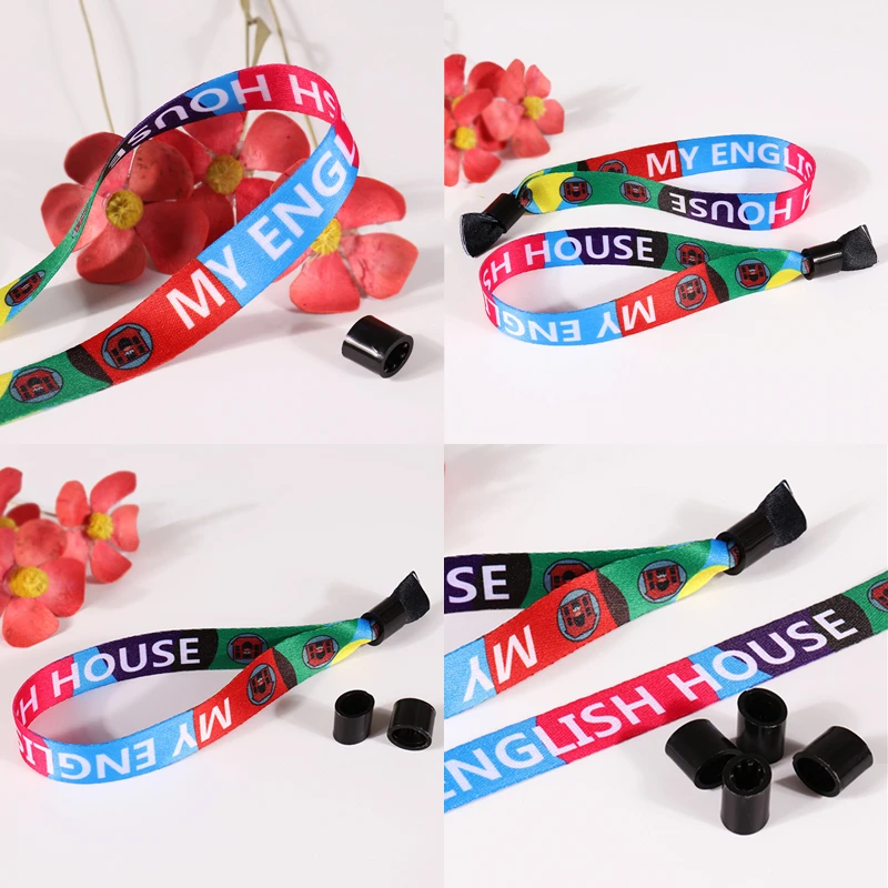 Cheap Custom Bright Charity Ribbon Fabric Event Wristband Buy Fabric