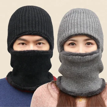 new fashion outdoor ski multifunction winter fleece beanies hats