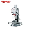 BF30 electronically controlled 3 gears drilling milling machine with spindle speed range 100-3100rpm