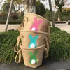 Wholesale its gift bunny burlap jute bag ForEaster Days
