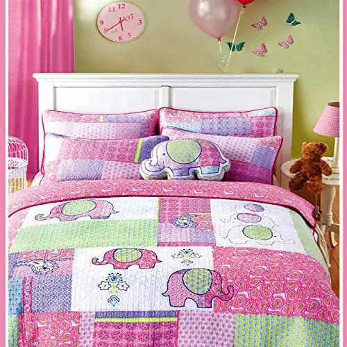 twin quilt set girl