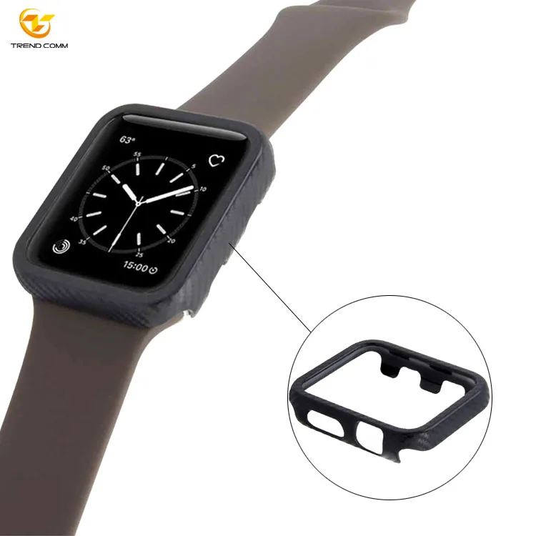 

For Apple Watch Customized Black Hard PC Protective Perfect Fitness Watch Cover