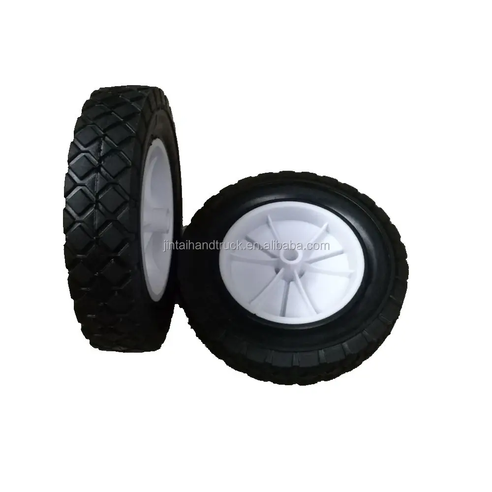 8" Inch Semipneumatic Rubber Wheel 8x1.75 Rubber Tires With Plastic