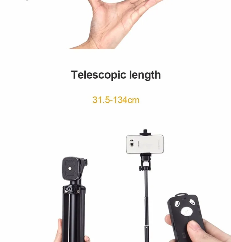 Yunteng 1688 Handle Mini Tripod Selfie Stick Handheld Monopod For SLR/Micro-Single/Mobile Phones/Ipad