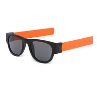 

slap bracelet sun glasses clip on cheap folding sunglasses