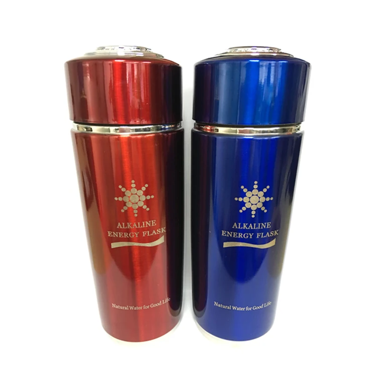 

Customize Logo Styles Stainless Steel Nano Cup Alkaline Water Flask Factory Price, Silver,red,blue,black