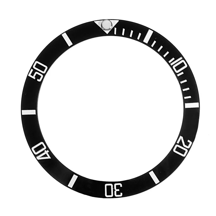 

Wholesale Custom Size Fashion Mens Luminous Watch parts Plastic Bezel