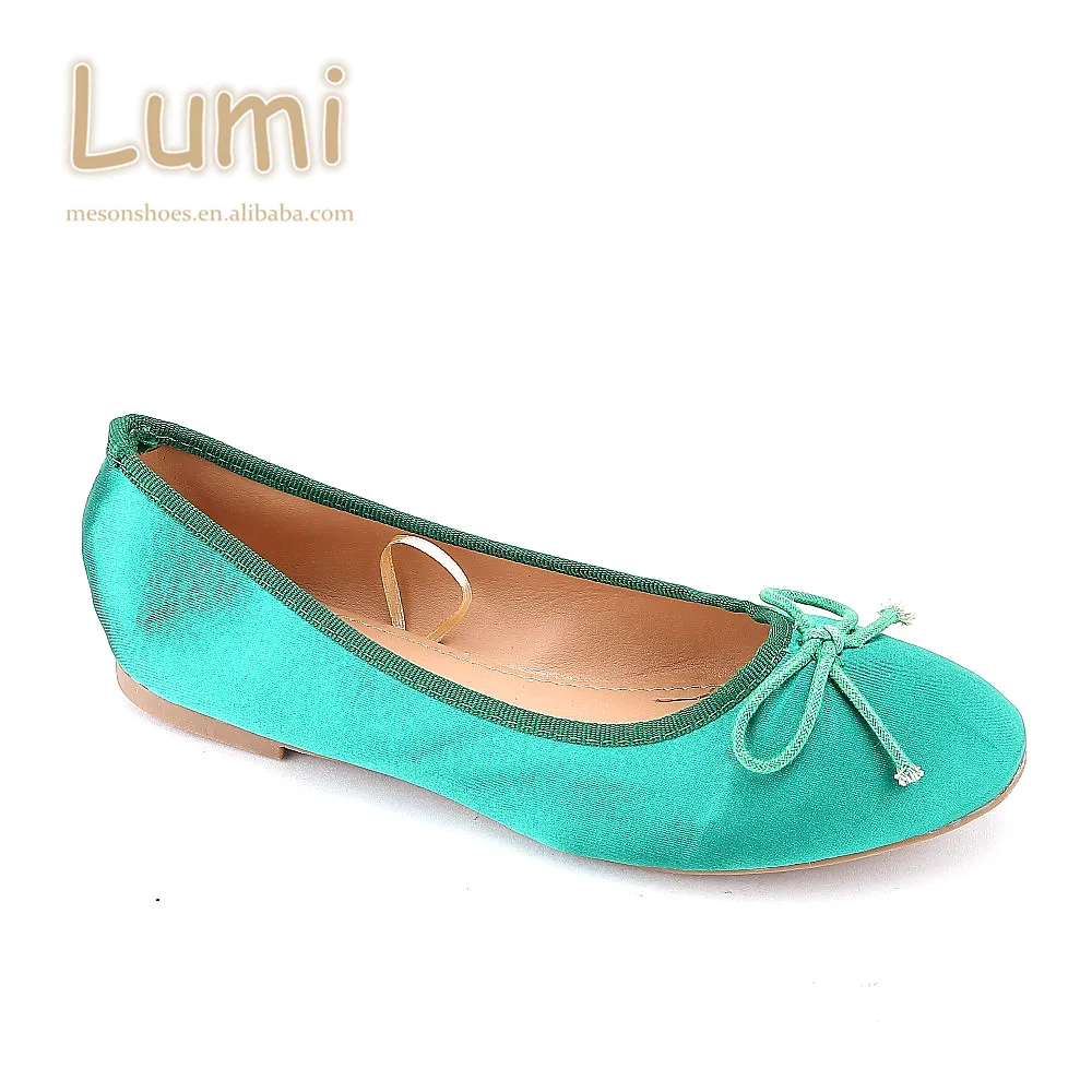 M17-52021 (19)China Shoe Factory Bright Satin Fabric Upper Ladies Soft Ballerina Flat Shoes.JPG