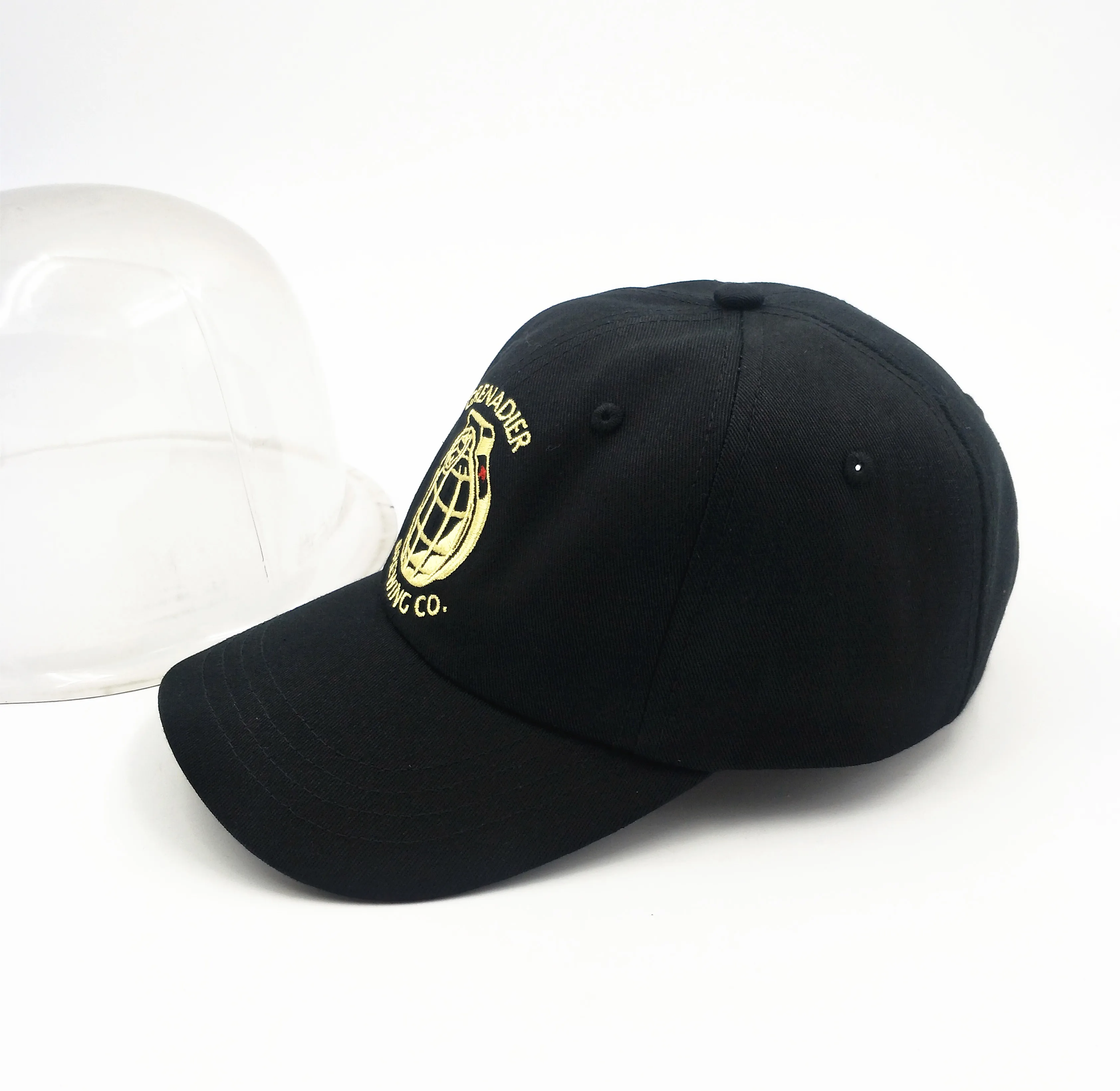 Black baseball cap