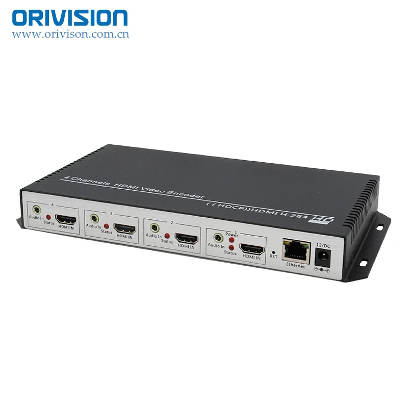 

ZY-EH404 H.264 4 channel HDMI Encoder support RTMP RTMPS RTSP ONVIF HTTP Live streaming Encoder
