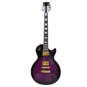 2019 High-quality LP custom electric guitar,Purple electric guitar,oem electric guitar,Wholesale