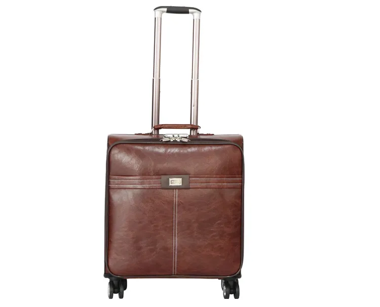 Pu Luggage Carry On Wheeled Leather Cabin Luggage Buy Cabin Luggage