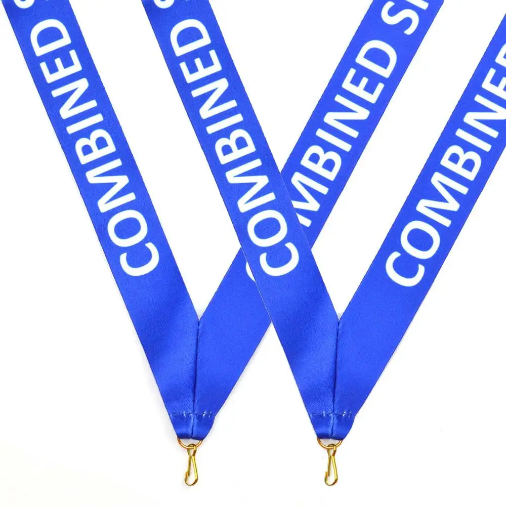 

Best price custom printing cheap medal ribbon holder, Orange