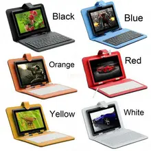 Free shipping Case Bag & Keyboard for 7 inch 7″ Tablet pc keyboard case computer accessories tablet case tablet cover