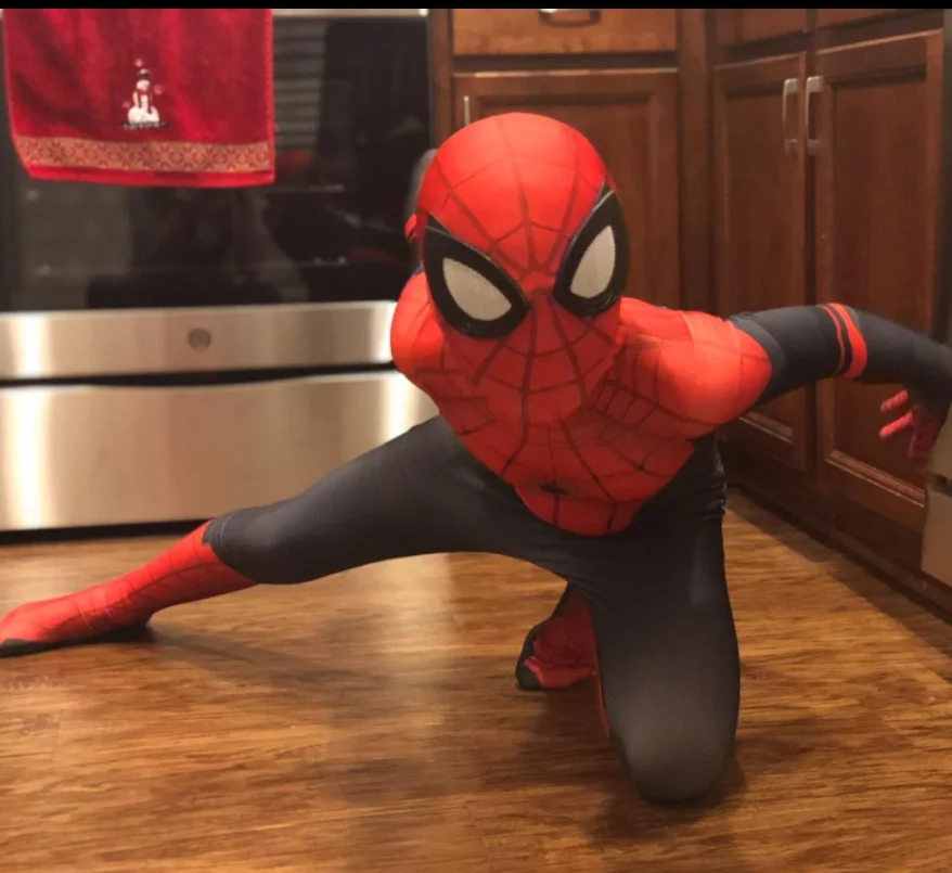MYanimec Unisex Lycra Spandex Zentai Halloween 2019 New far from Home New Spiderman Cosplay Costumes Suit Adult//Kids 3D Style