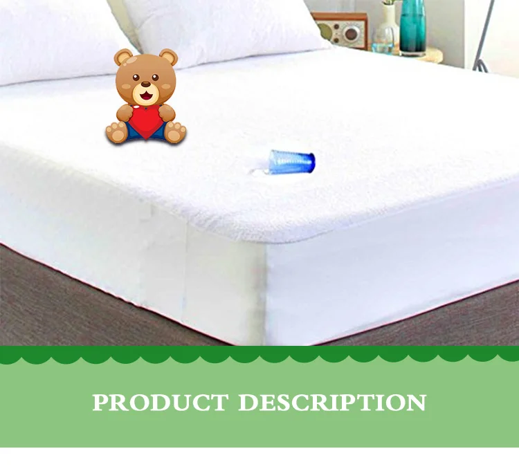 Terry Waterproof Mattress Protector Cover Towelling All UK Sizes 