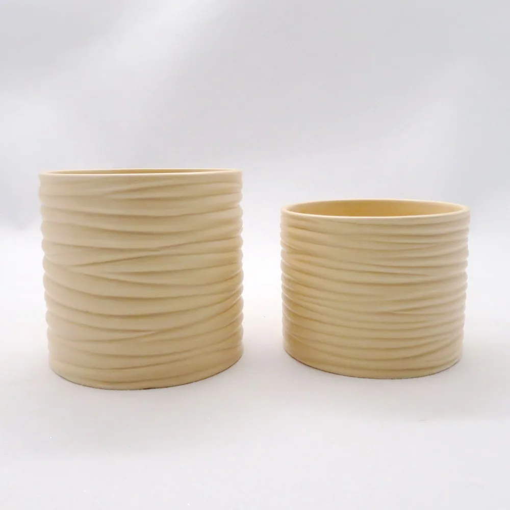

Pottery ceramic flower pots for outdoor plants fiber claypots wholesale, Customized
