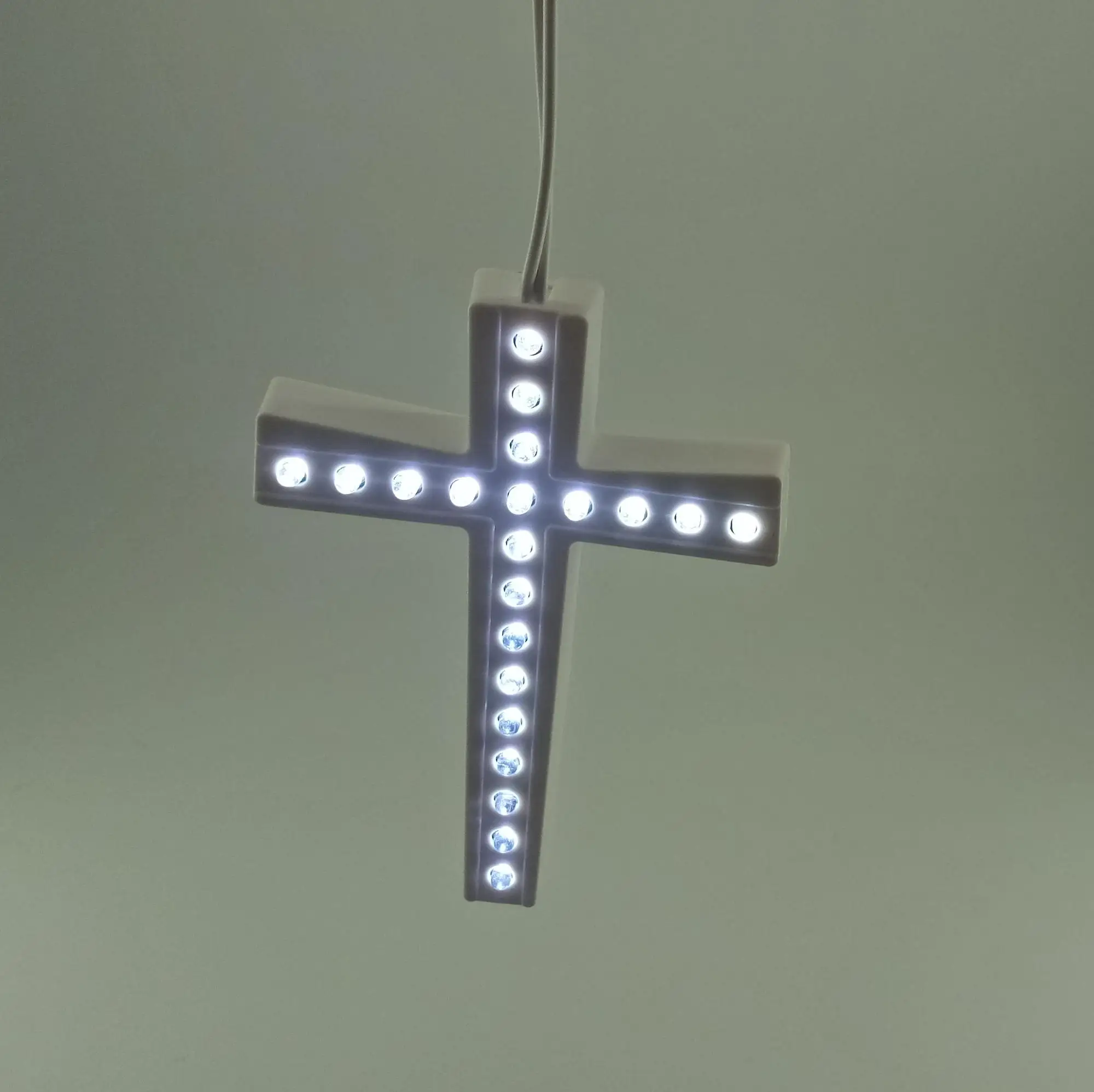 New design led cross street light outdoor christmas decorate cross lights 24v 1w white color church cross led light