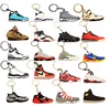 YWLL 2D Rare Air Packs - Rubber/Silicone Retro Sneakers Basketball Shoe Keychains Mini Sneaker Keychains