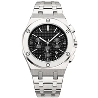 

Automatic Watches Men Steel Brushed Stainless Steel Both Chronograph and Orindary Models Luxury Wrist Watch relogio