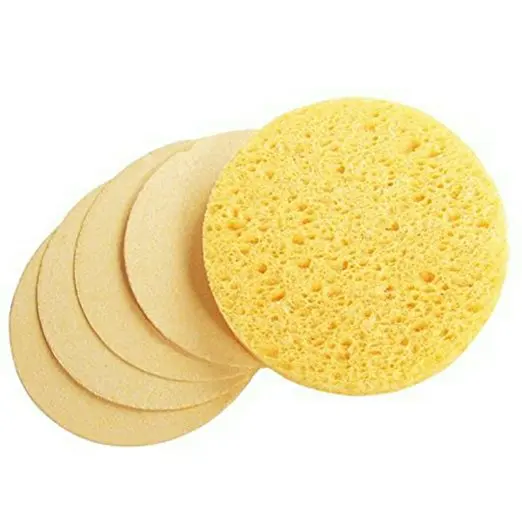 
Natural Durable Compressed Cellulose Sponge For Facial Cleansing 