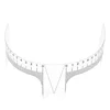 Transparent Bendable Plastic Auxiliary Eyebrow Ruler 3D Microblading Eyebrow Stencil For Permanent Makeup Mapping Shaping Tool