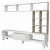 Tv unit+stand+library+shelf all together,Modern Home Furniture,TV Unit Stand