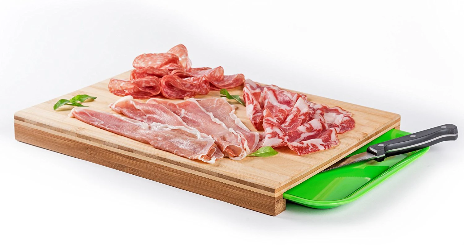 kitchen serving bamboo wood cutting chopping board