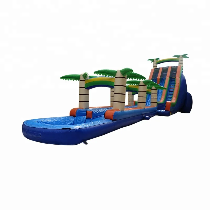 

Commercial Grade Tropical Jungle Double Lane Inflatable Roaring Water Slide