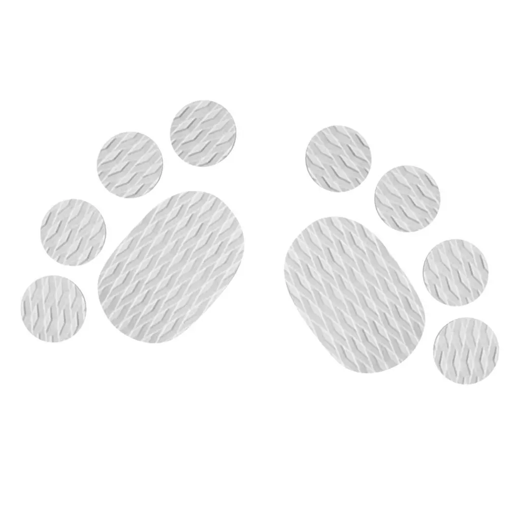 MonkeyJack 10 Pieces Diamond Grooved Grey EVA Deck SUP Traction Pad Grip for Dog Stand Up Paddleboard Surfboard - Self Adhesive & Non-slip