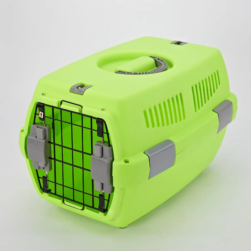 Cheap Pet Products Plastic Pet Carrier Dog Travel Cage Dog Transport
