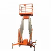 TRUE WIN 10m single mast man lift platform hydraulic vertical Aluminum alloy lift