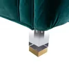 2" clear acrylic sofa support feet crystal drilled acrylic furniture leg solid lucite and brass bench leg